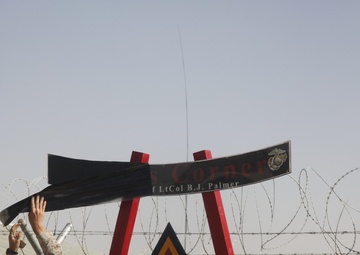 Marines dedicate Afghanistan compound to fallen lieutenant colonel