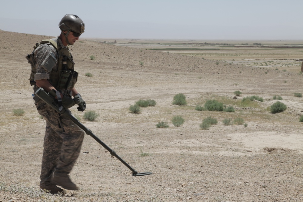 Patrol and searches near Nawa Valley