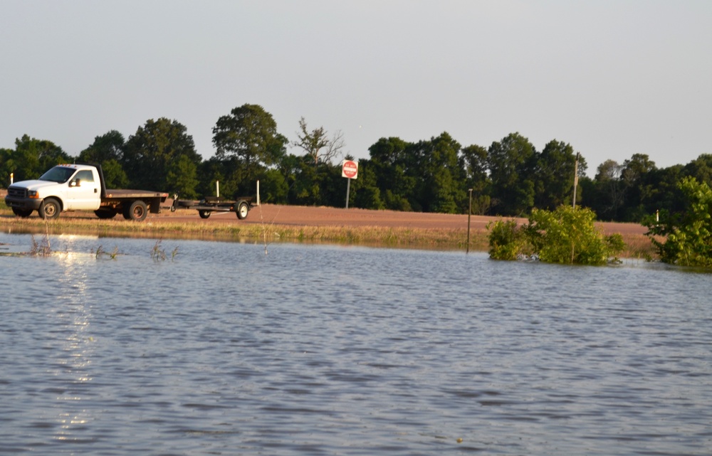 Truck deemed useless by flood