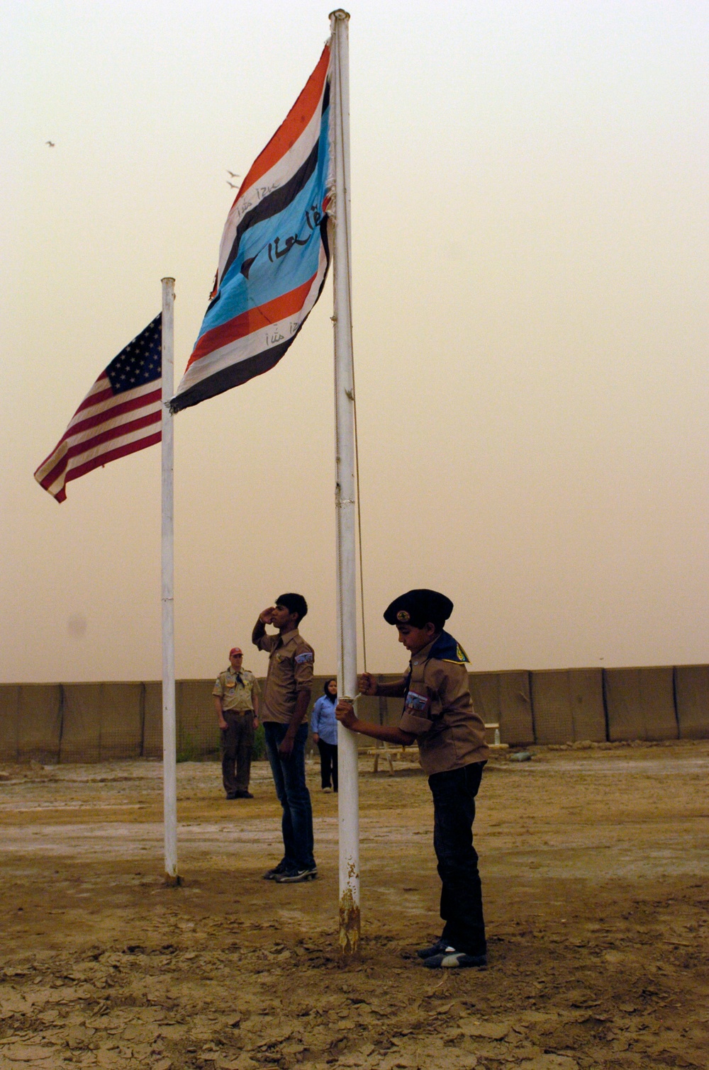 Service members, Iraqi scouts conduct final camporee