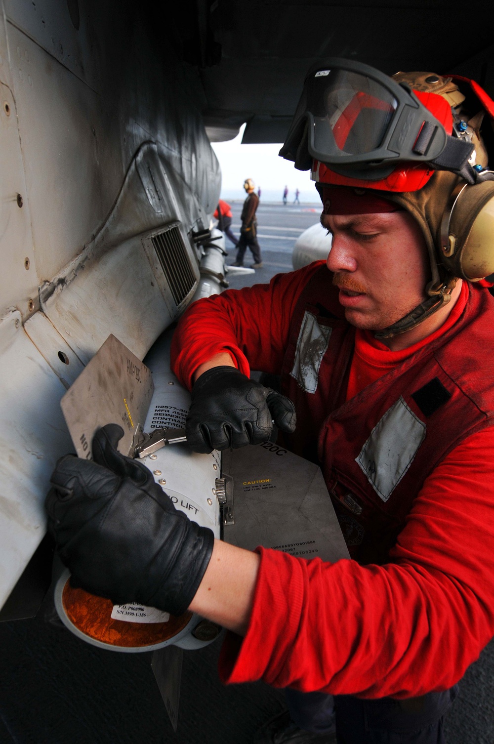 USS Ronald Reagan action