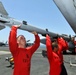 USS Ronald Reagan action