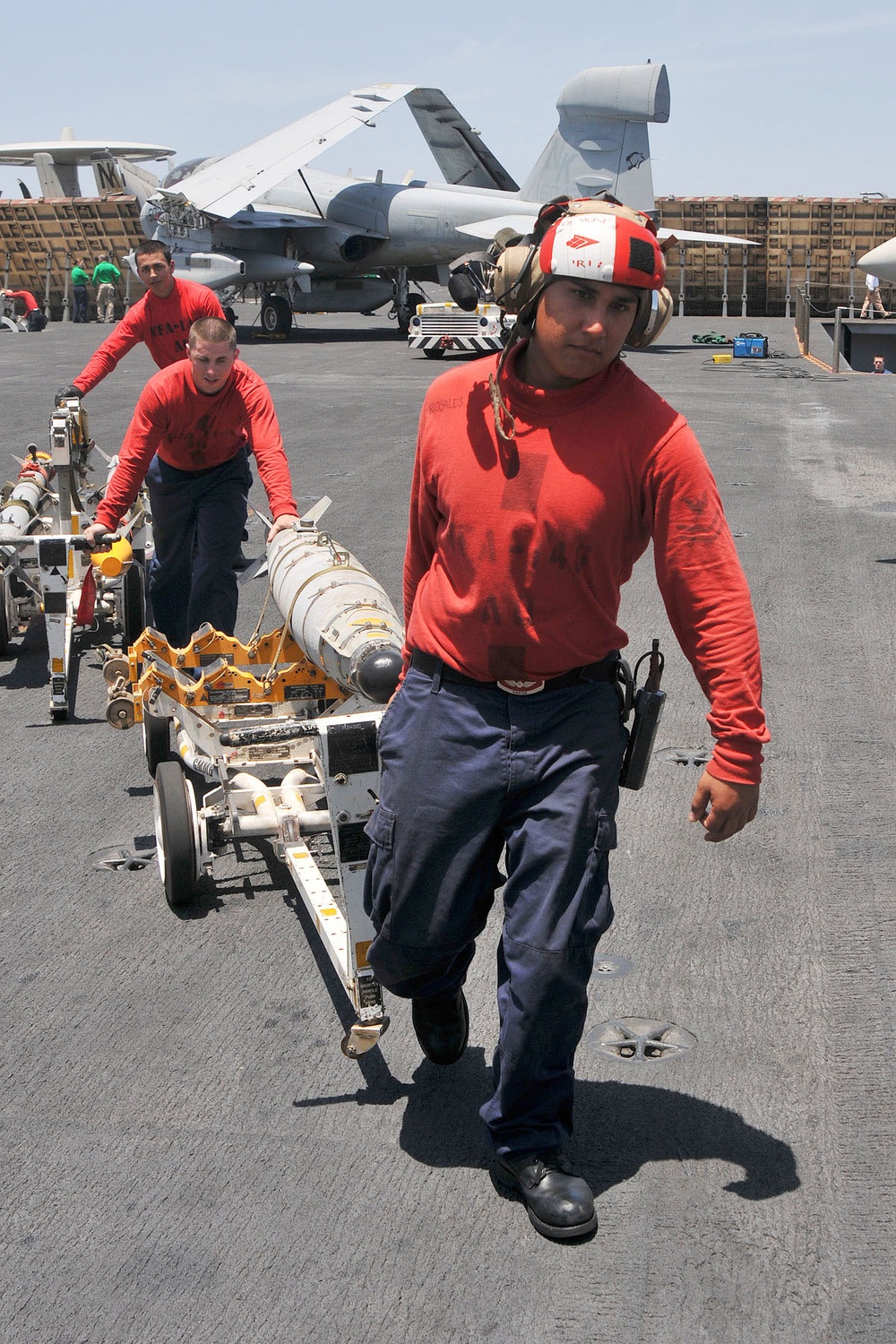 USS Ronald Reagan action