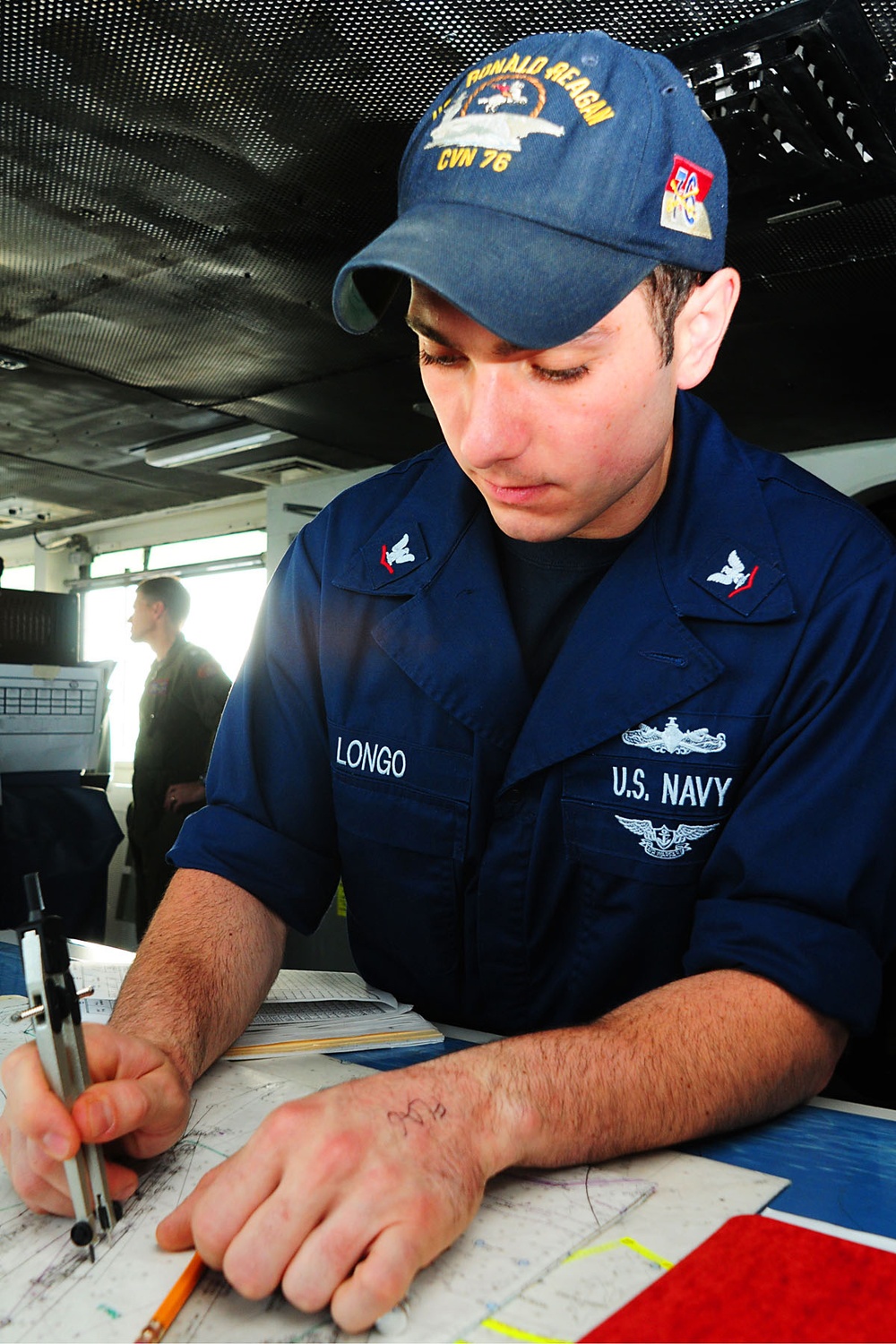 USS Ronald Reagan action