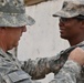 ‘Griffin’ Battalion Commander and soldiers receive combat badges