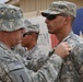 ‘Griffin’ Battalion Commander and soldiers receive combat badges