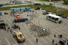 In formation