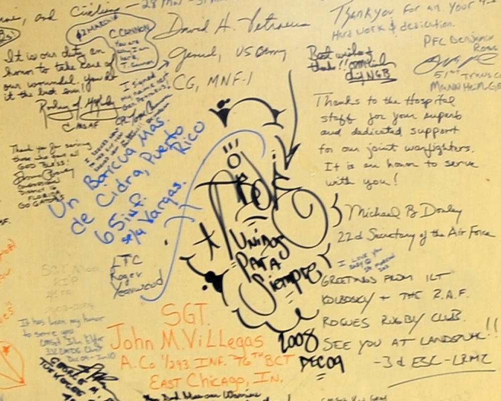 War Memorial: The writing is on the wall