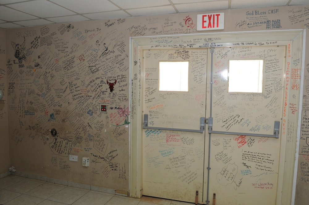 War Memorial: The writing is on the wall