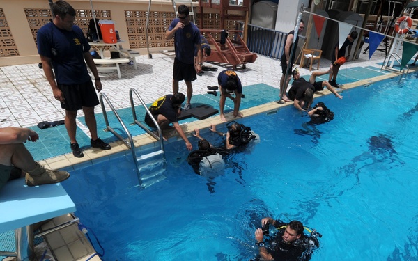 Diving training