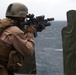 Recon Marines Fire Weapons Aboard USS Bataan