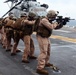 Recon Marines Fire Weapons Aboard USS Bataan