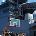 Bataan Marines, Sailors Relax on Steel Beach