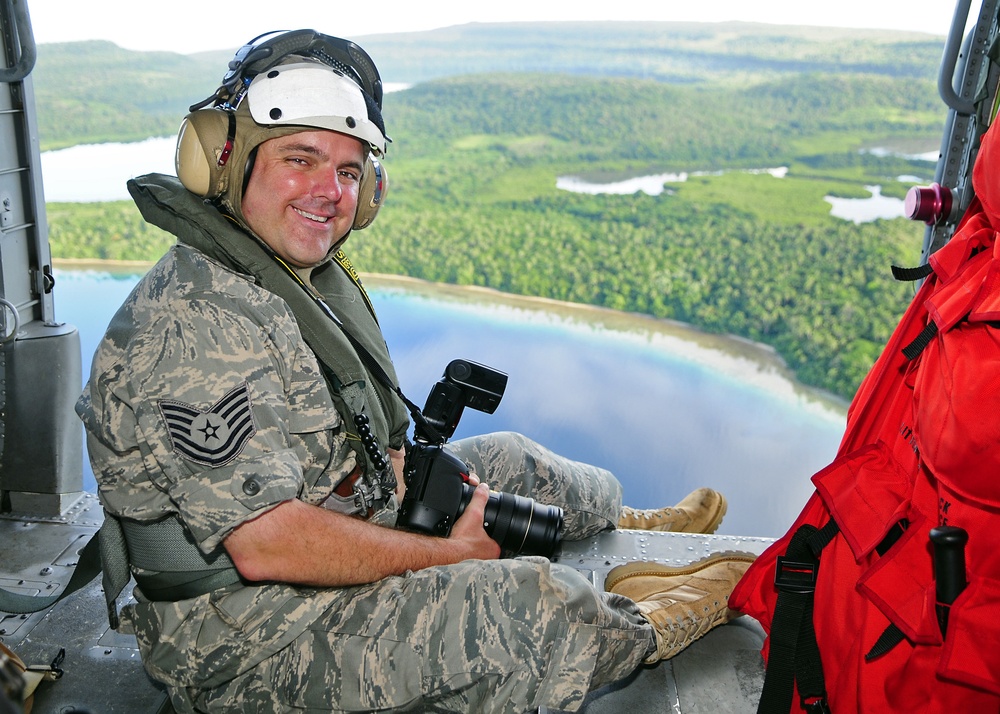 Air Force Photographer Participates in Humanitarian Mission In South Pacific