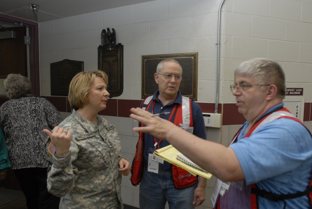 Armory becomes home to displaced residents after tornado