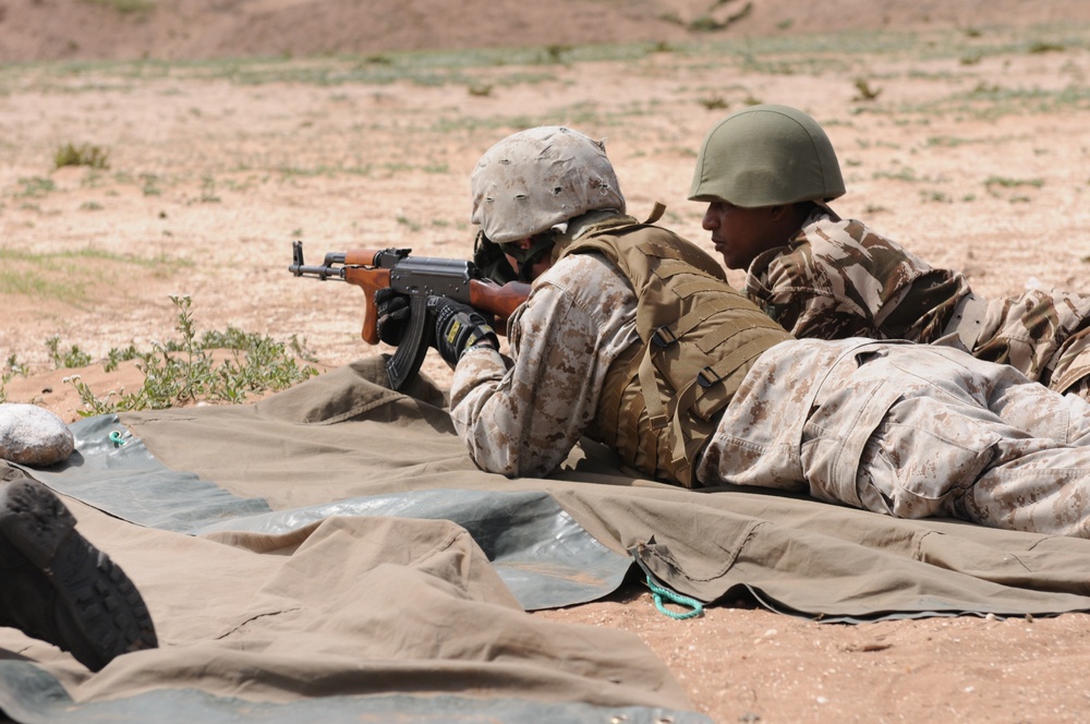 Marines increase interoperability with host-nation weapons training during African Lion 2011