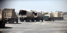 Marines escort ANA kandak to new home