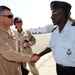 US Air Force Col. Michael D. Morelock, 449th Air Expeditionary Group commander meets with DJAF