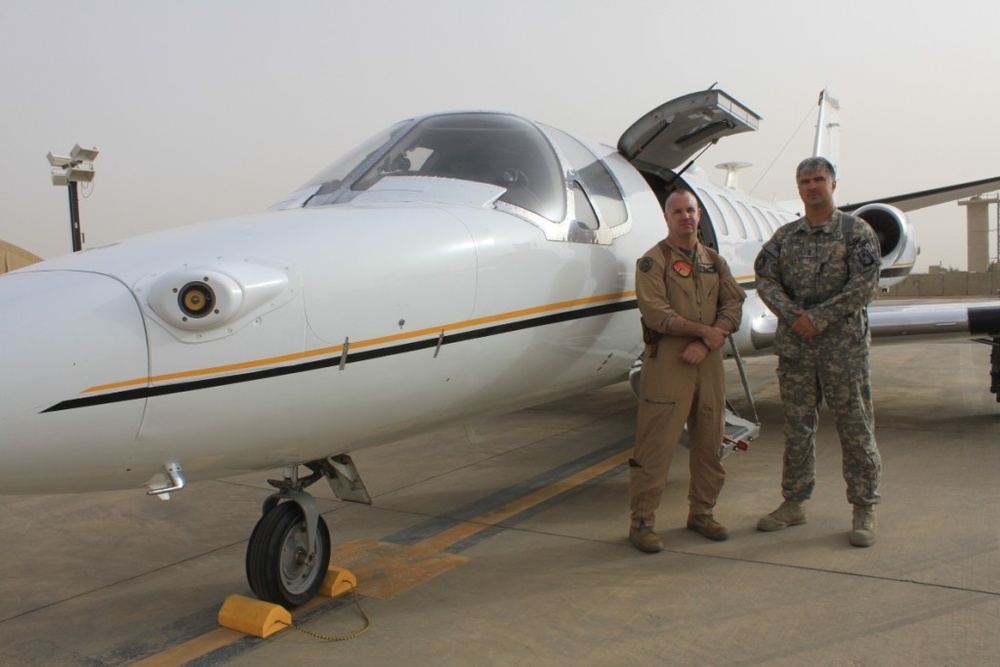 Purple wings over Iraq
