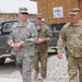 Command Sgt. Maj. Raymond Chandler visits Kandahar Airfield