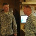 Command Sgt. Maj. Raymond Chandler visits Kandahar Airfield