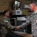 Command Sgt. Maj. Raymond Chandler visits Kandahar Airfield