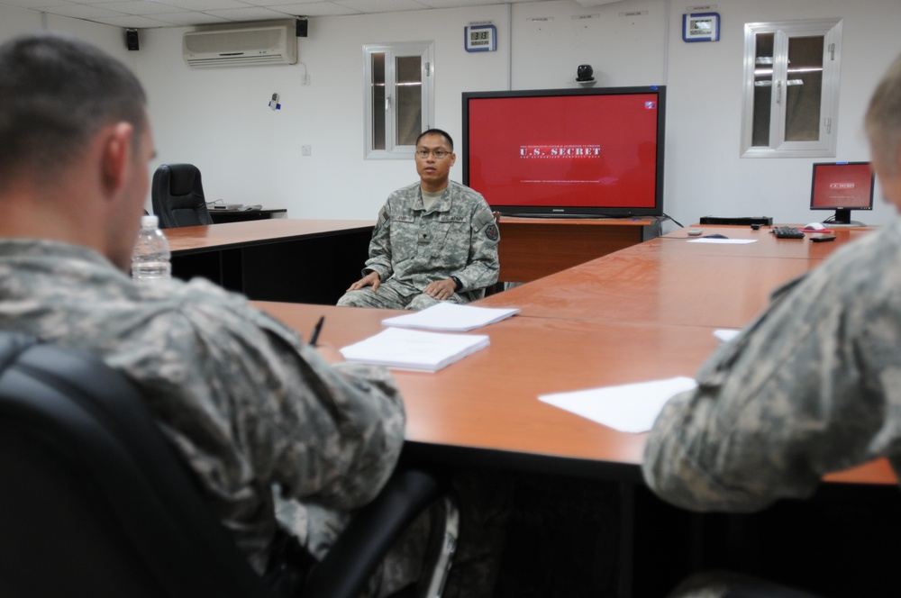 USF-I Soldiers attend OCS board