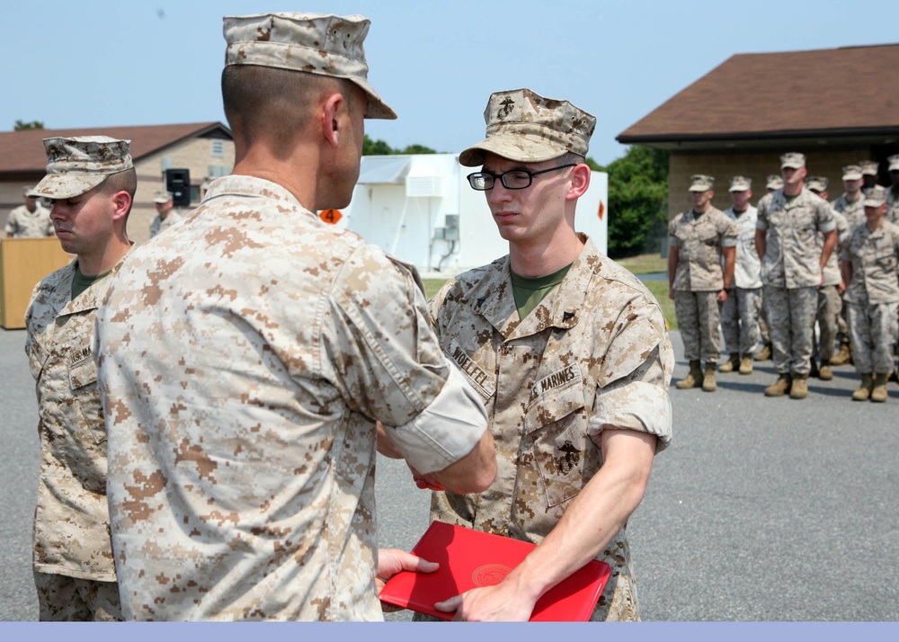 US Marine and Bertha, Minn., native commended for his outstanding performance