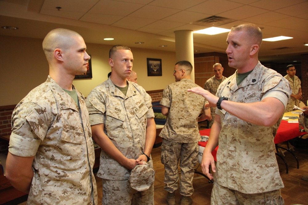 DVIDS - News - Retention specialists educate Marines on opportunities