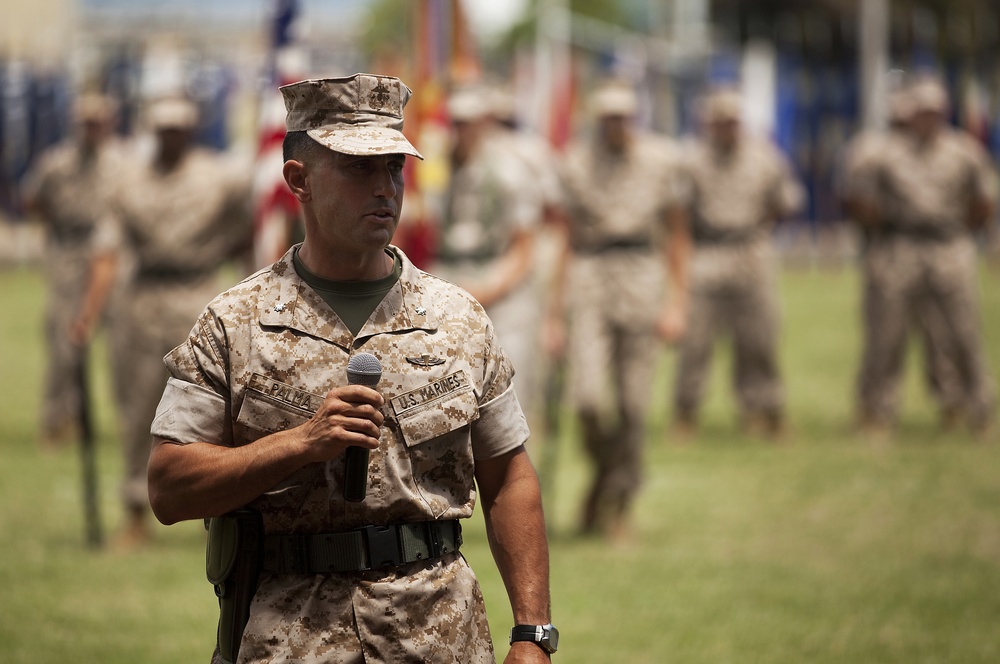 Holt says goodbye, Palma assumes command of 'America’s Battalion'