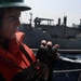 USS Bataan refueling at sea