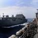 USS Bataan refueling at sea