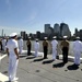 USS New York enters New York Harbor