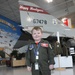 Young boy is pilot for the day at 119th Wing