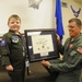 Young boy is pilot for the day at 119th Wing