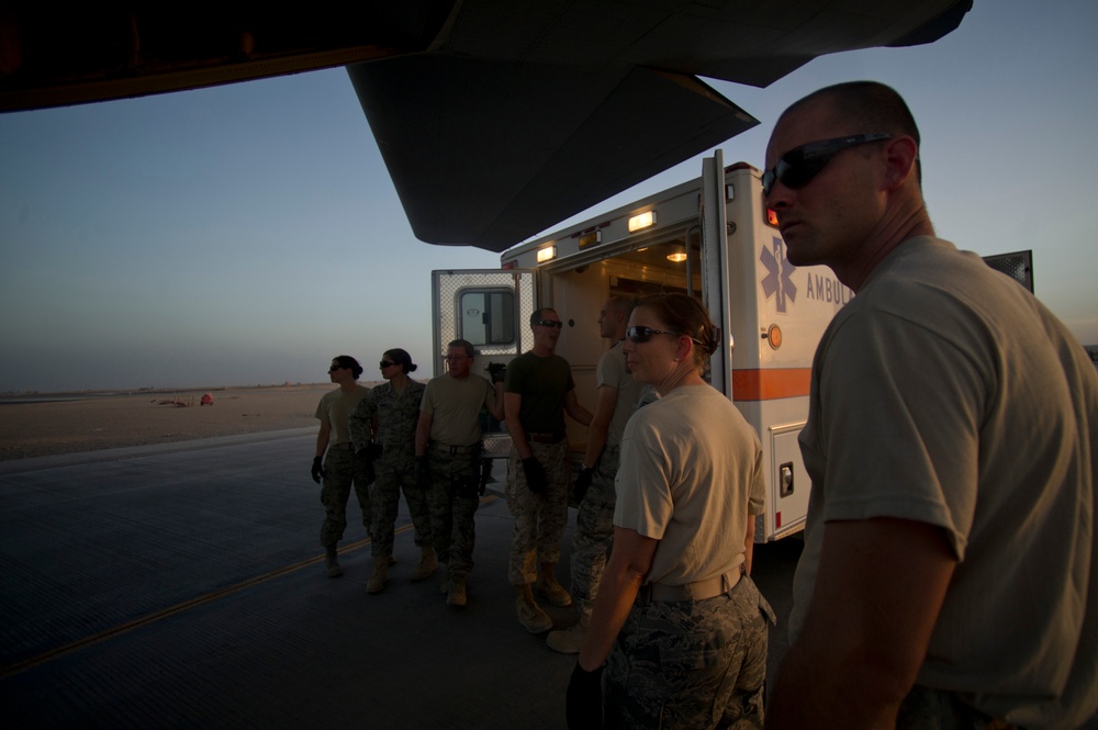 451st Expeditionary Aeromedical Evacuation Squadron Detachment 1 Contingency Aeromedical Staging Facility