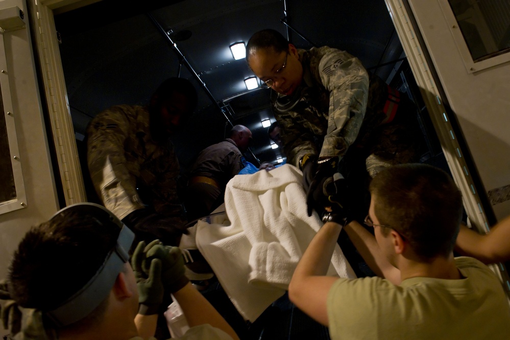 451st Expeditionary Aeromedical Evacuation Squadron Detachment 1 Contingency Aeromedical Staging Facility