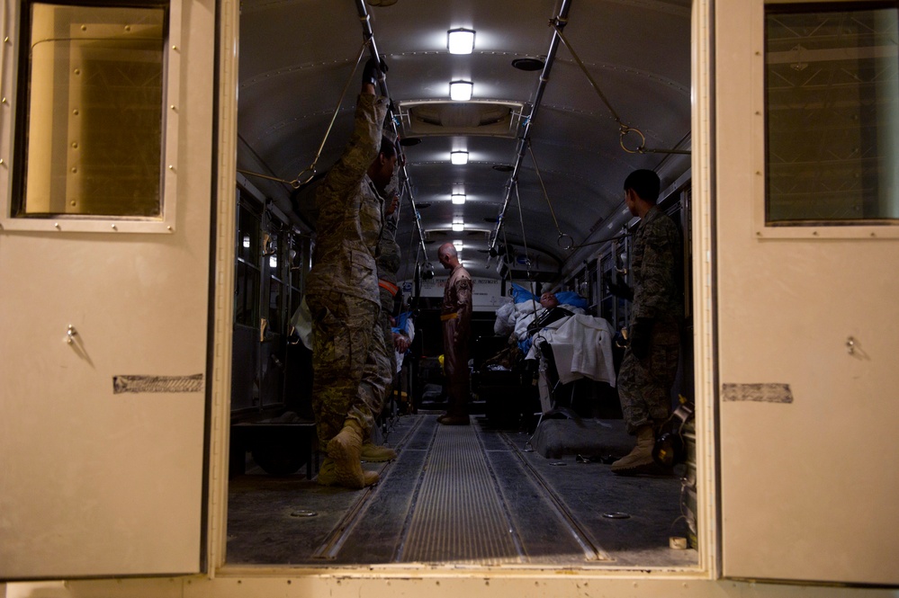 451st Expeditionary Aeromedical Evacuation Squadron Detachment 1 Contingency Aeromedical Staging Facility