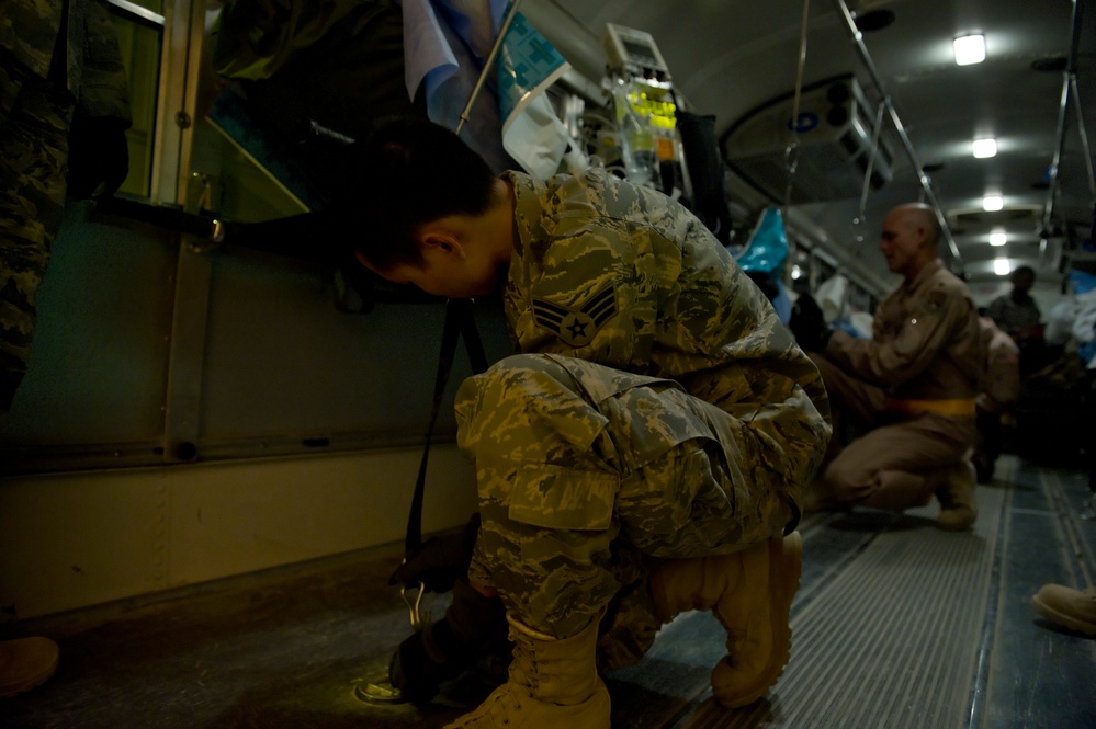 451st Expeditionary Aeromedical Evacuation Squadron Detachment 1 Contingency Aeromedical Staging Facility