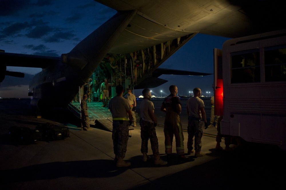 451st Expeditionary Aeromedical Evacuation Squadron Detachment 1 Contingency Aeromedical Staging Facility