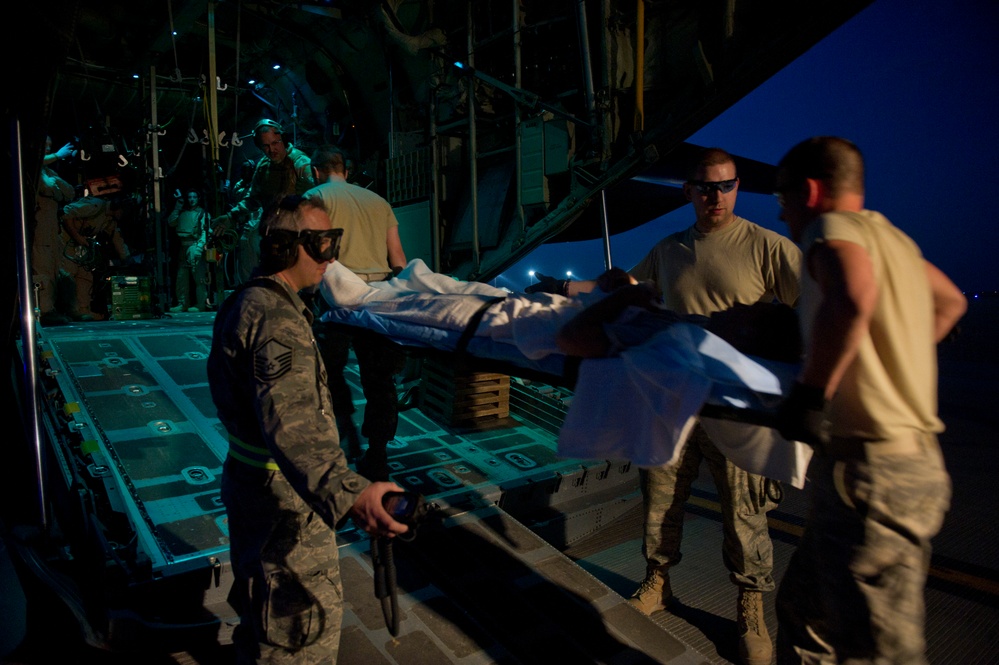 451st Expeditionary Aeromedical Evacuation Squadron Detachment 1 Contingency Aeromedical Staging Facility