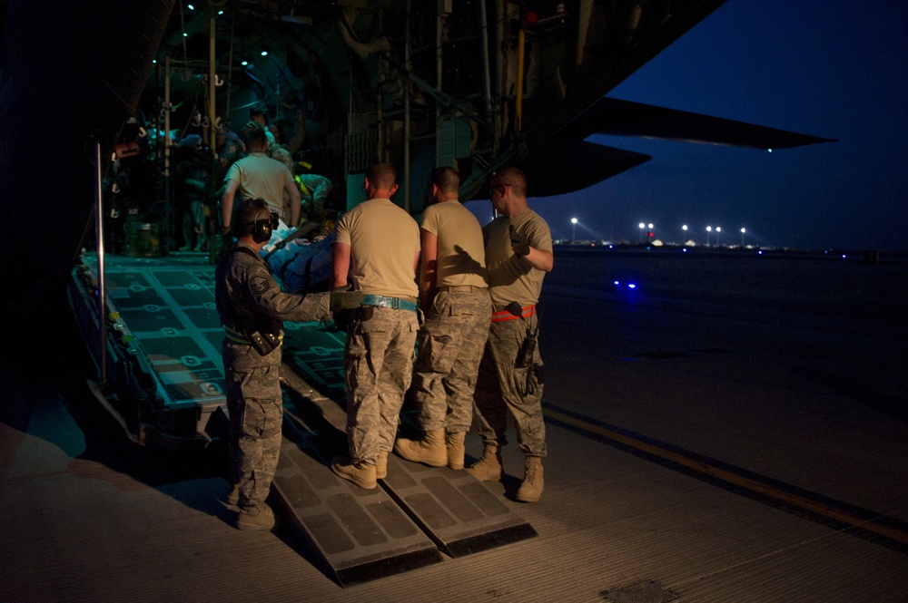 451st Expeditionary Aeromedical Evacuation Squadron Detachment 1 Contingency Aeromedical Staging Facility