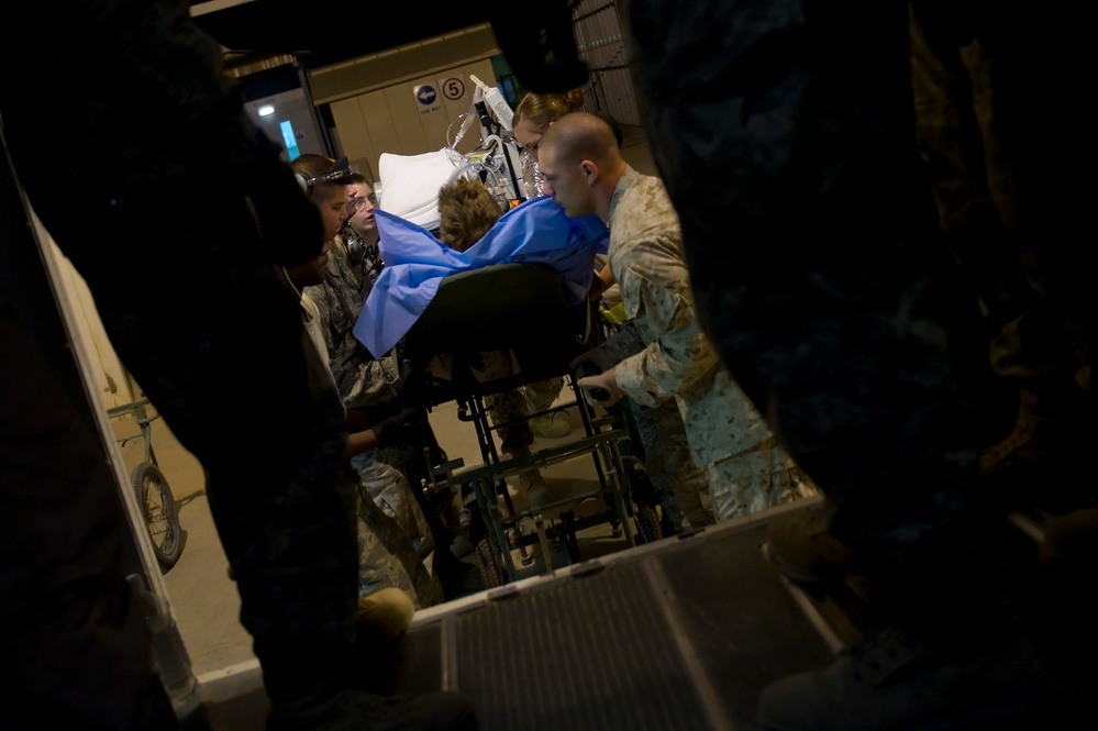 451st Expeditionary Aeromedical Evacuation Squadron Detachment 1 Contingency Aeromedical Staging Facility