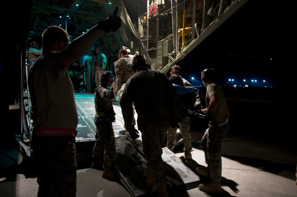 451st Expeditionary Aeromedical Evacuation Squadron Detachment 1 Contingency Aeromedical Staging Facility