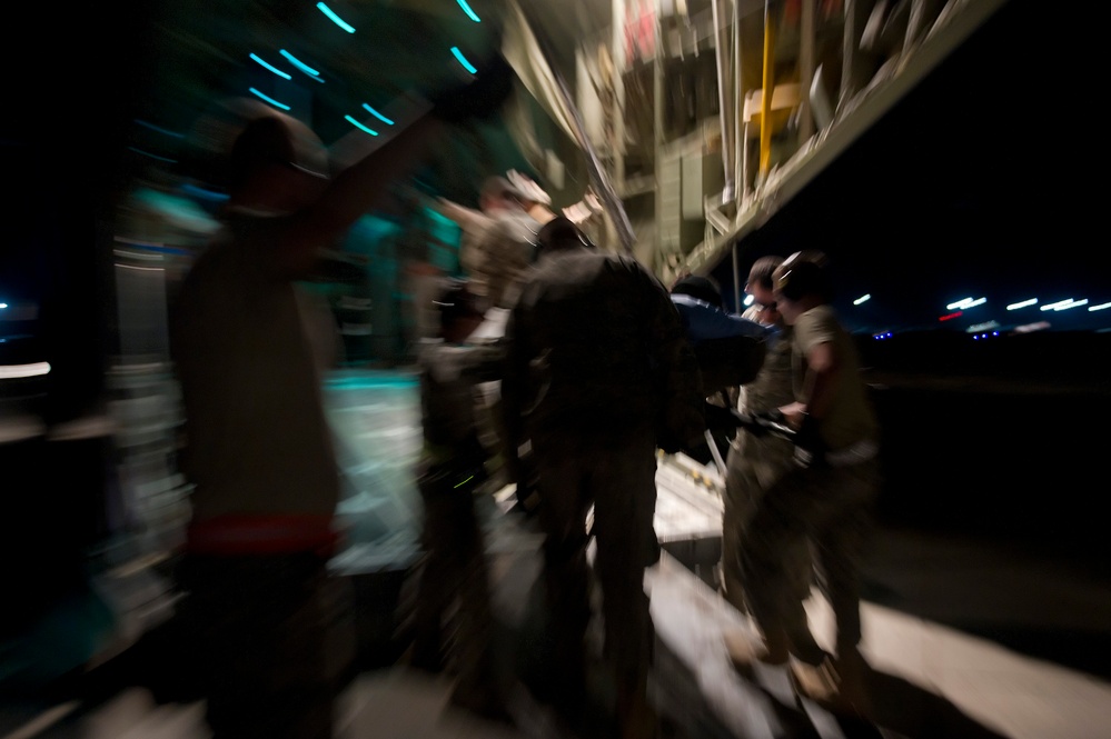 451st Expeditionary Aeromedical Evacuation Squadron Detachment 1 Contingency Aeromedical Staging Facility