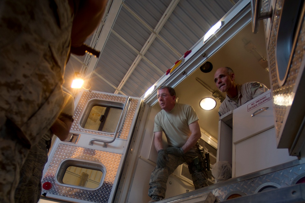 451st Expeditionary Aeromedical Evacuation Squadron Detachment 1 Contingency Aeromedical Staging Facility