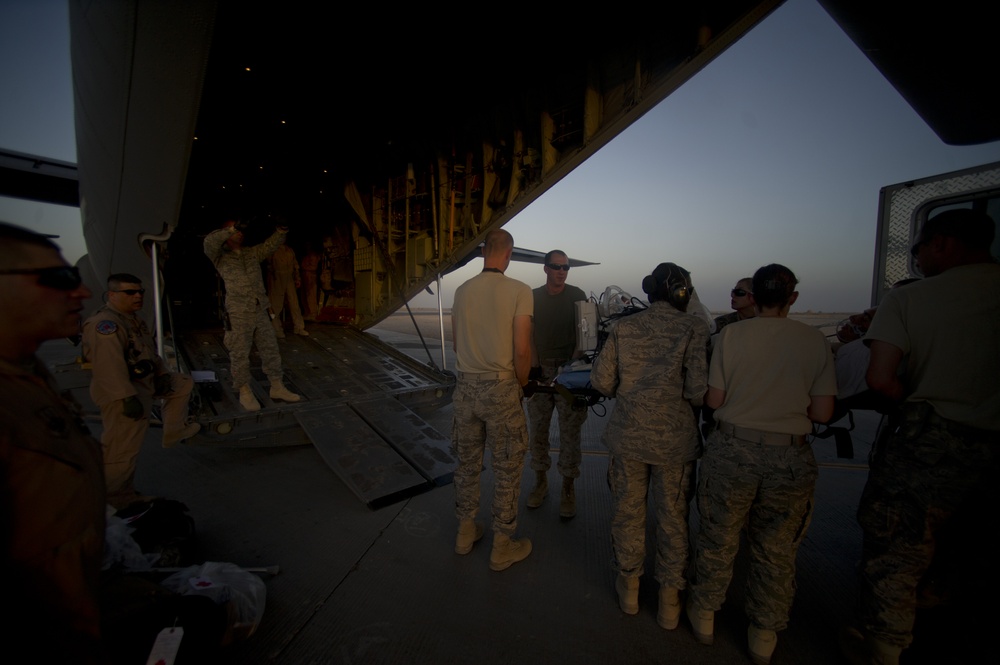 451st Expeditionary Aeromedical Evacuation Squadron Detachment 1 Contingency Aeromedical Staging Facility