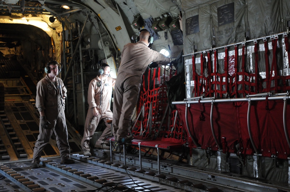 Refueling in the air over Morocco during African Lion 2011