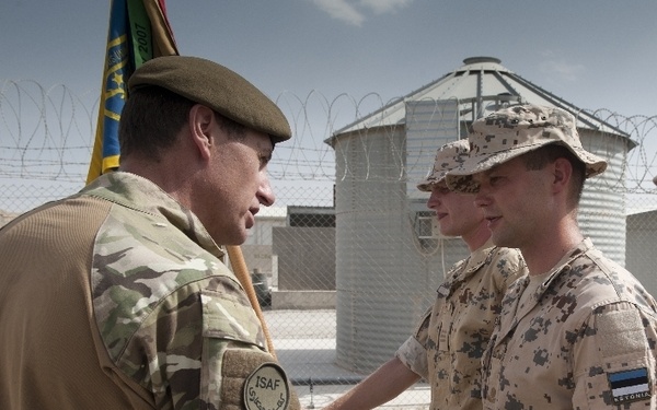 New Estonian units started their service in Helmand