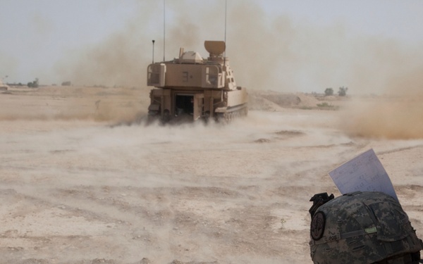 Artillery qualifications at Besamaya Range